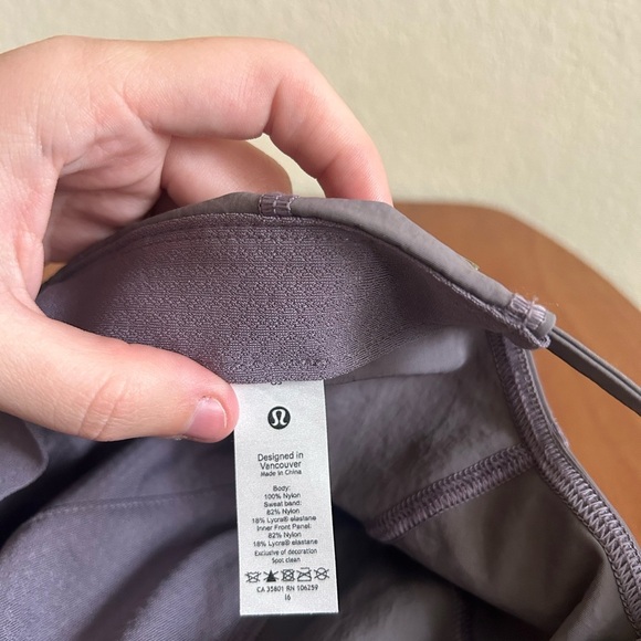 Lululemon Baller Hat Soft Size OS Dusky Lavender Nylon Women's Interior Mesh - Picture 9 of 9